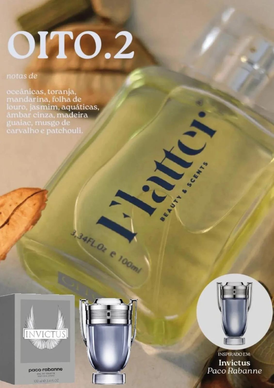 Perfume Masculino Oito.2 Flatter